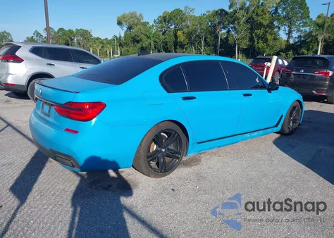 2017 BMW 750 I z USA, uszkodzony, nr VIN WBA7F0C34HGM22159